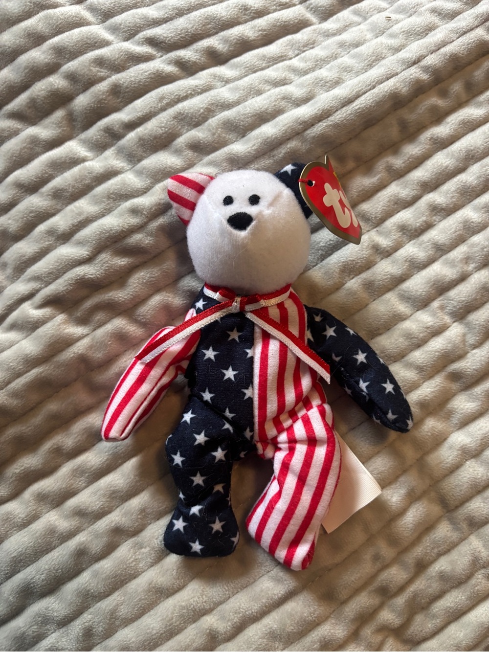 Ty Teenie Beanie Babies Spangle the Bear McDonald’s 2000 With Tags